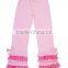 Classic style Baby girls Organic contton triple ruffle pants