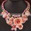 Best Selling Fashion" Trendy colorful chunky flower statement necklace/                        
                                                Quality Choice