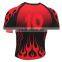 New design gird style rugby jersey stylish color red