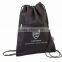 2015 Fashionable420D polyester drawstring backpack bag with front zipper pocket,drawstring sportpack bag