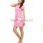 Women's Nighties Cotton Chemise Striped Nightshirt