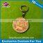 Antique bronze plated 3D metal Pakistan eagle keychain for sale