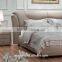 Leather Cushion Headboard Bed