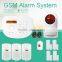 wireless security alarm system with google play store app download & cheapest alarm system with RFID keypad