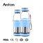 19oz High Glass water bottle with colored sleeve uit infuser water bottle BPA free water bottle with metal lid