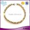 2016 fashionable jewelry gold plated 316l stainless steel chain bracelet for men                        
                                                                                Supplier's Choice