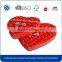 Custom Cardboard Paper Red Heart Shape Gift Box