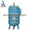 Automatic activity carbon filter for waste water treatment