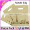 Yason LDPE plastic handle bag die cut pouches