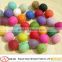 2016 online kinds of color felt balls made in China factory