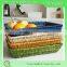 100% handmade Wicker fruit storage basket for home deco