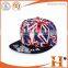 Woman's printing snapback cap online shopping hawaiian 5 panel strapback cap