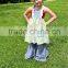 cute apple embroidery halter top ruffle pants girls back to school theme outfits