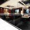 straight Black edge gloss glass tile 600x600 crystal clear glass porcelain