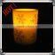 HOT battery operated wax pillar christmas snowflake led candles