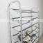 Practical 10 Tiers Shoe Display Rack Anti-slip Moveable Shoes Shelf