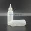 Hot sales LDPE e liquid 30ml empty plastic bottle with twist cap