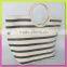 Hot sale 100% paper straw and beach bag women's bag