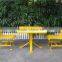 Outdoor table with chairs picnic table metal outdoor table
