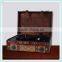 2016 new high quality Suitcase gramophone Turntable Record Player