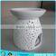 Best selling multi holes ceramic oil Burner/ spa oil burner in white color