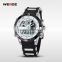 WEIDE New 2014 Men Watches Hot Sale Rubber Watch Band Sports Watches Backlight LED Display Alarm Week Functional Military WH1104