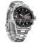 Original WEIDE Japan Movement Stainless Steel Case Black Silver Quartz Wrap Wrist Military Men's Sports Watch/WH3313