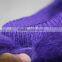 Mysterious Purple Color Mature Style Long Rabbit Fur High Knee Socks Fur Leg Warmers