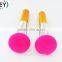 2016 Hot Selling Non-Latex Red Round Sponge Beveled Head Foundation Brush