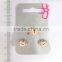 Cute acrylic carton bear earring and ring set for little girls                        
                                                Quality Choice