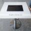 Dining Table Marble Top,Acrylic Surface Restaurant Dining Room Table and chairs