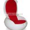 Outdoor or indoor Peter Ghyczy Fiberglass Folded Egg shaped garden egg chair