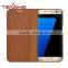 genuine leather wallet for samsung galaxy s7 edge case with two card slot for galaxy s7 edge case