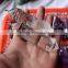natural clear quartz and amethyst quartz stone crystal pendants