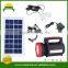 Rechargeable 12v DC solar lighting solar LED Flashlight 3.5W solar lighting system for home