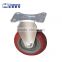 Factory supply low price 5 inches light pvc fixed caster wheels, locking pcv caster wheels