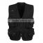 2015 Summer New Multi-pockets Vest Photography Travel Vest Director Vest Removable Back Mesh Hutnting Vest Plus Size 3L
