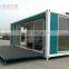 mobile container house with folding deck