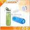 Flip lid 750ml alkaline carbon filter water bottle