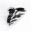 Wholesale Women's Elegant Design Hair Decoration Black Claw Small Rhinestone Ripple Shape Fashion Hair Clip Claw For Halloween