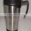 double wall plastic thermos coffee mug in 450ml volume