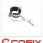 Plastic tube clamp