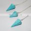 Turquoise Facetted Pendulums