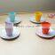 Factory direct manufacturer plastic tea cup and saucer for sale