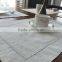 elegant bleached cotton&linen pressure lace rectangular placemat
