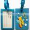 New Design Custom Rubber Luggage Tag PVC