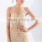 Glamour embroidered beaded elegant backless evening dress galaxy sequins bridesmaid dress party dress pattern