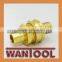 sale TAIZHOU Pressure Washer Brass double hose connectors ,connectors push in fitting