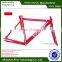 Track Bike aluminum alloy bicycle frame with free Headset stem and Bottom Bracket provide