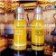 hot new products for 2016 450ml glass water bottle lemon water bottles with food grade lids